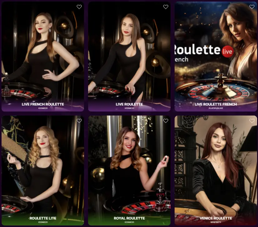 Live dealerspellen bij Duckysino Casino
